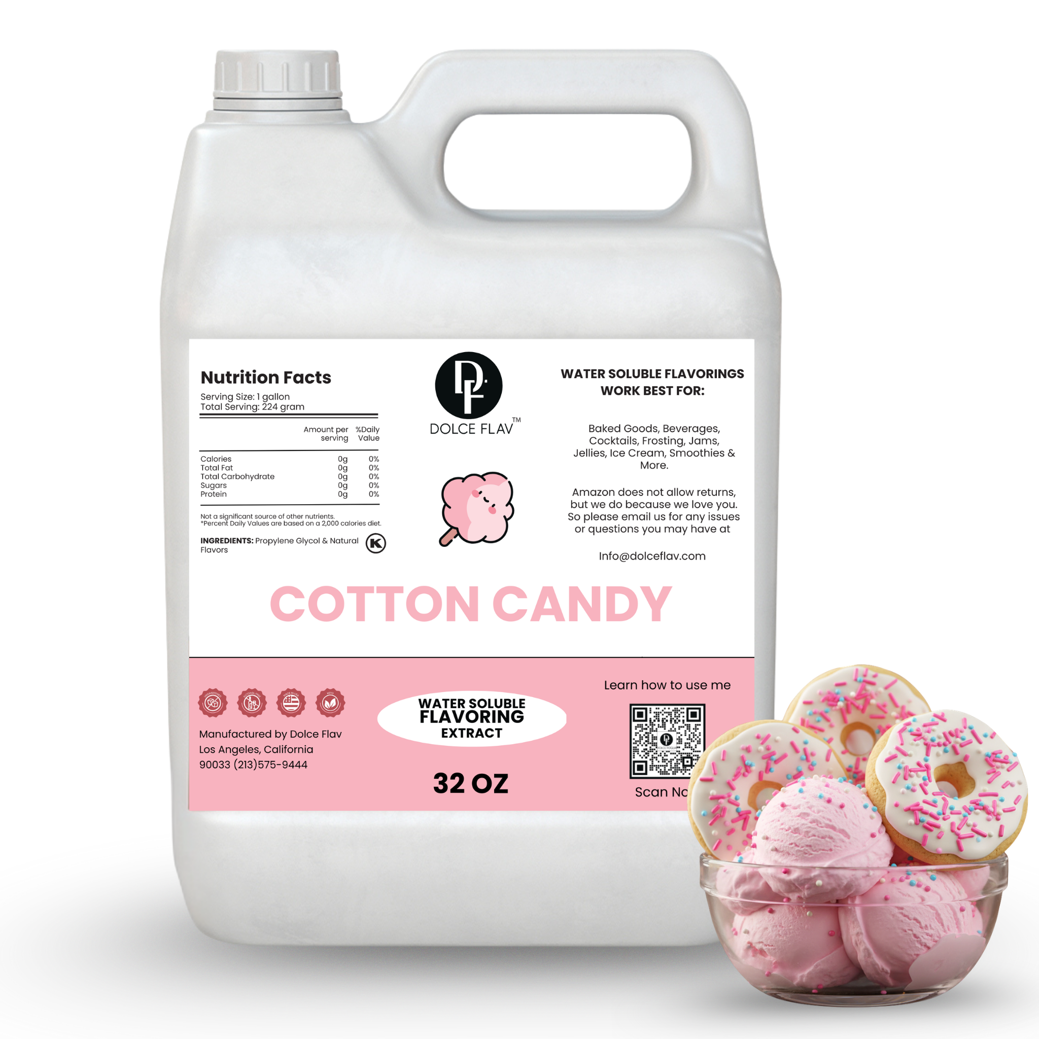 Cotton Candy Flavoring | Premium Taste | Dolce Foglia Dolce Flav Cotton Candy Flavoring | Premium Taste | Dolce Foglia Dolce Flav
