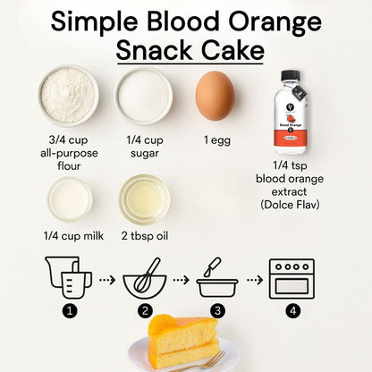 Simple Blood Orange Snack Cake Recipe