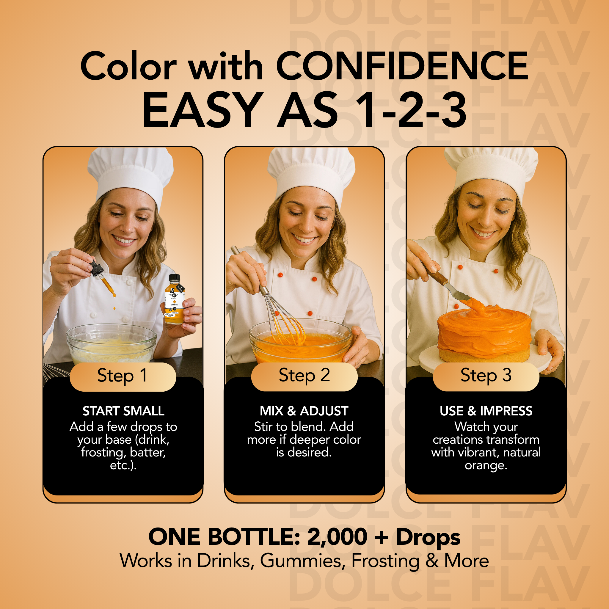 Natural Orange Food Color - Water Soluble