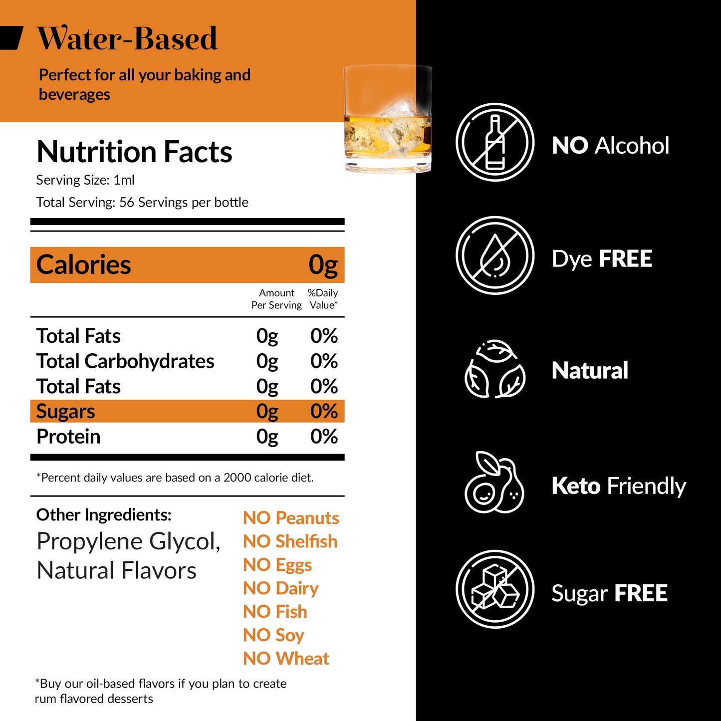 Rum Flavoring Water Soluble