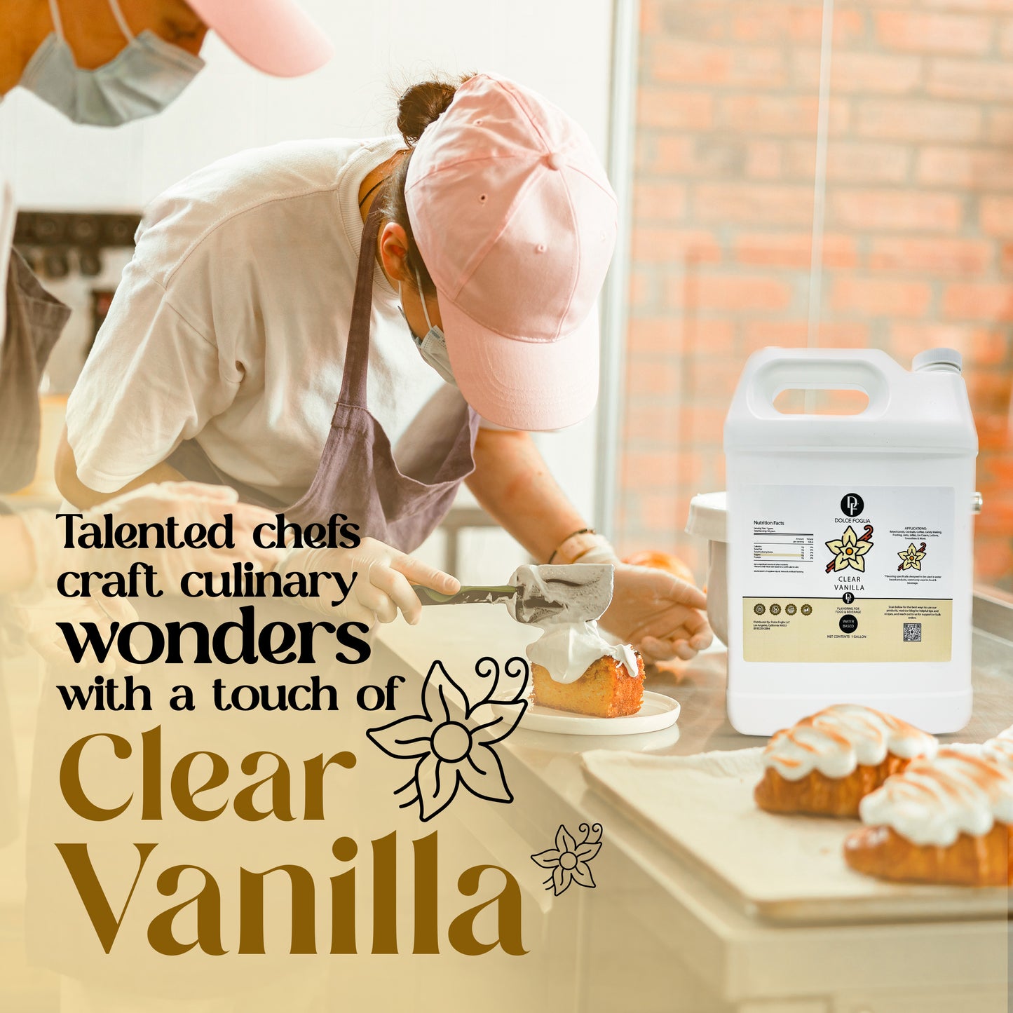 Clear Vanilla Flavoring Water Soluble