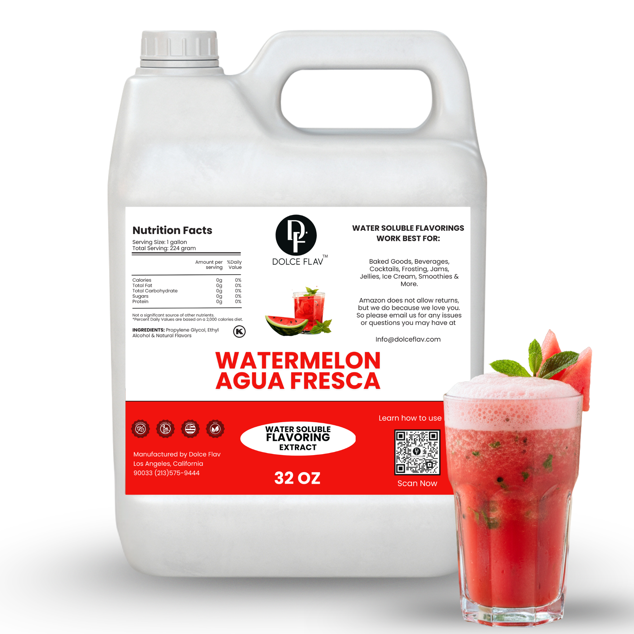 Natural Watermelon Agua Fresca Extract