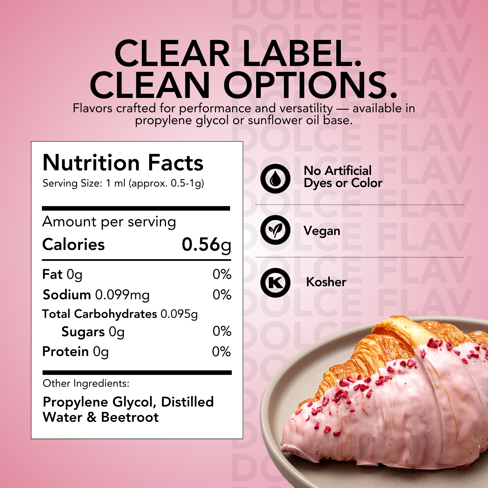 Natural Pink Food Color - Water Soluble