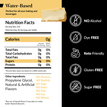 Cheesecake Flavoring Water Soluble