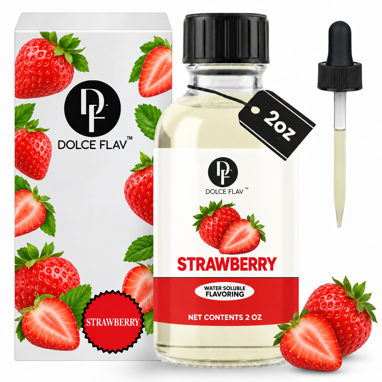 Natural Strawberry Extract — one 2 oz bottle included in starter kit