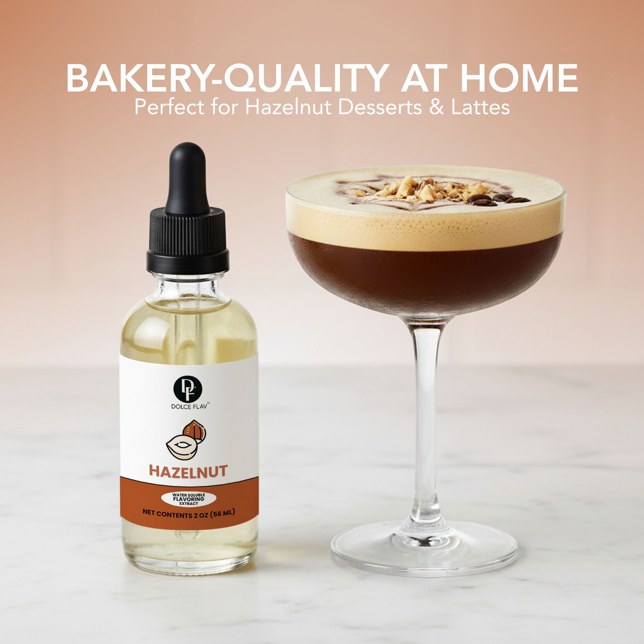 Hazelnut Flavoring Extract Water Soluble