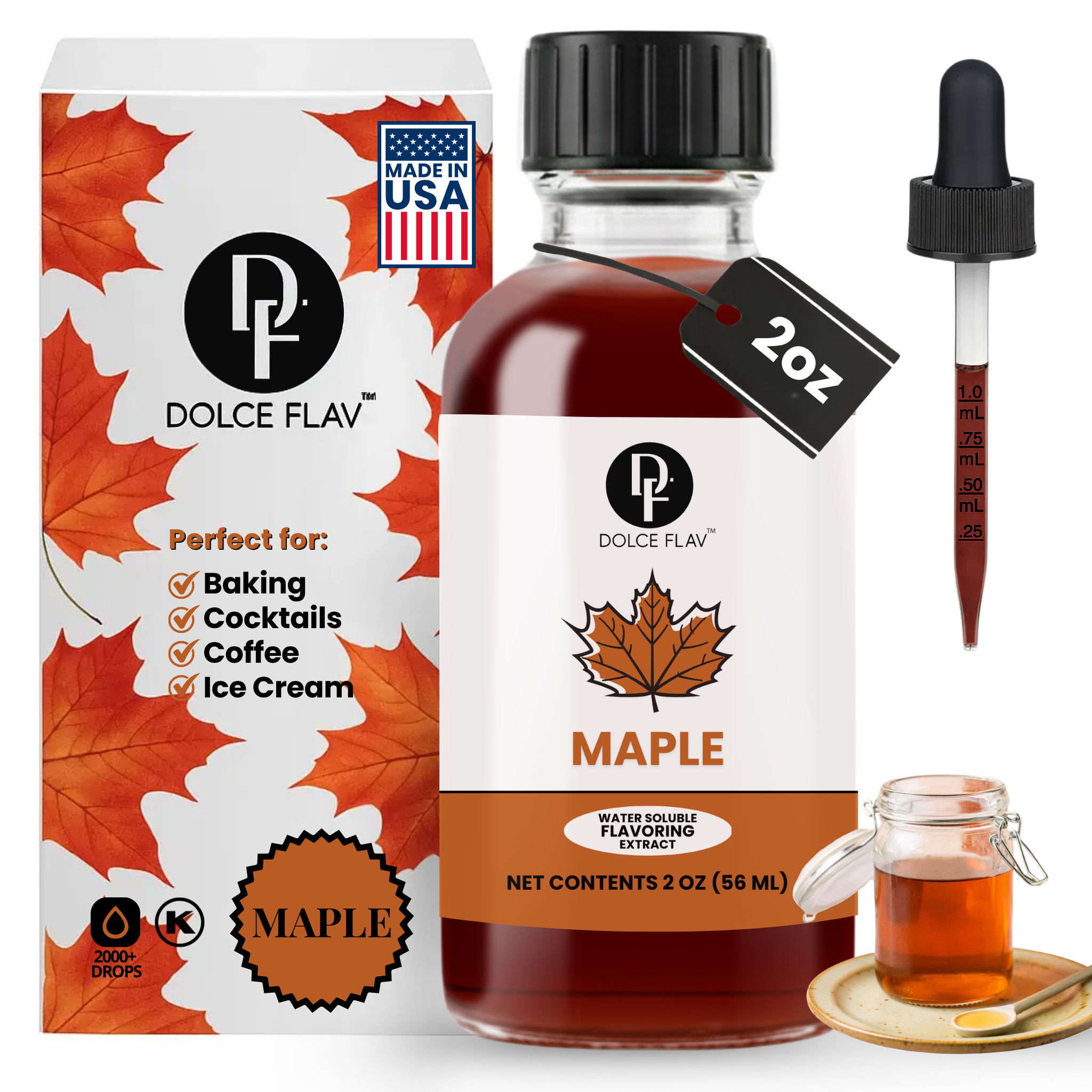 Maple Extract, included in the Thanksgiving five-flavor kit