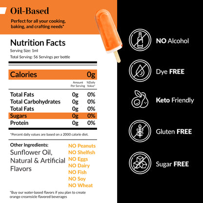 Oil Soluble Orange Creamsicle Flavoring