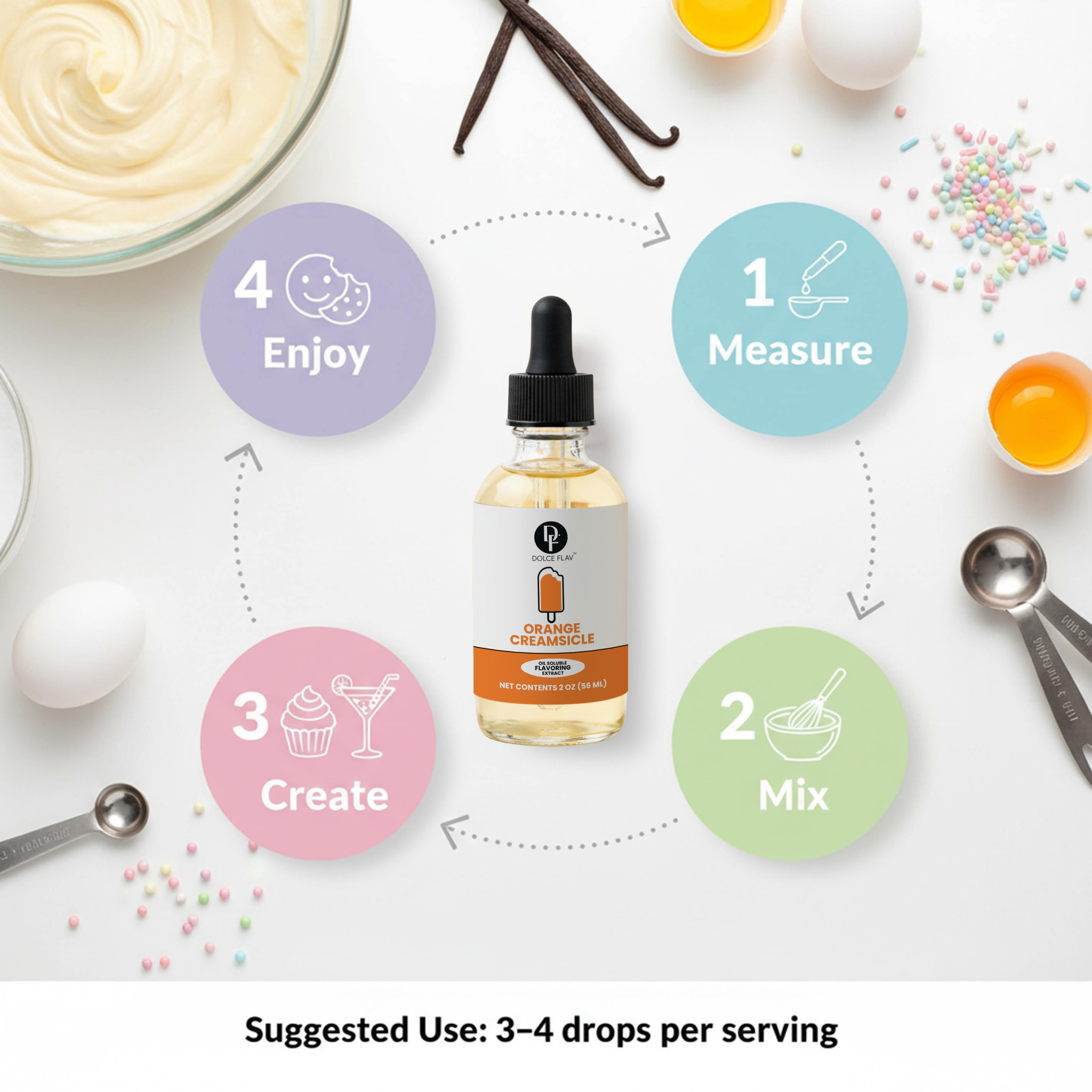 Oil Soluble Orange Creamsicle Flavoring