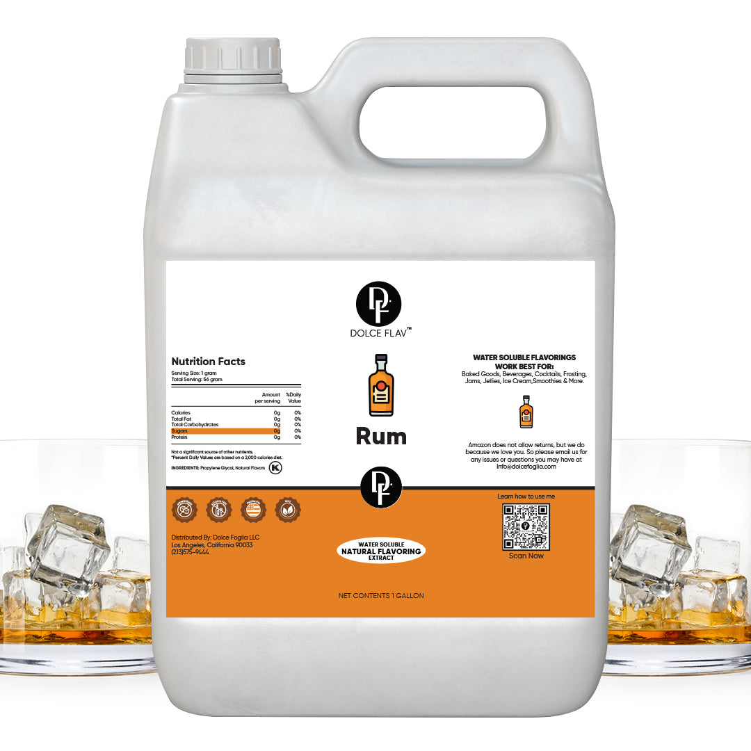 Natural Rum Flavoring: Culinary and Beverage Creations by Dolce Foglia ...