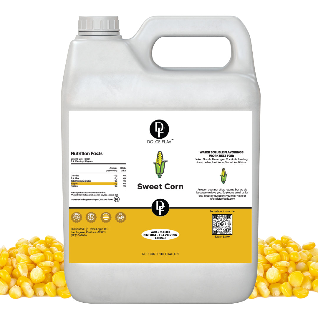 Natural Sweet Corn Extract - Fresh & Authentic Corn Flavor | Dolce ...